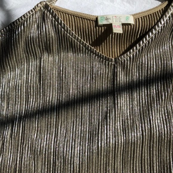 ⚡️2/$25!! Metallic Ribbed Mini Dress - Picture 5 of 8
